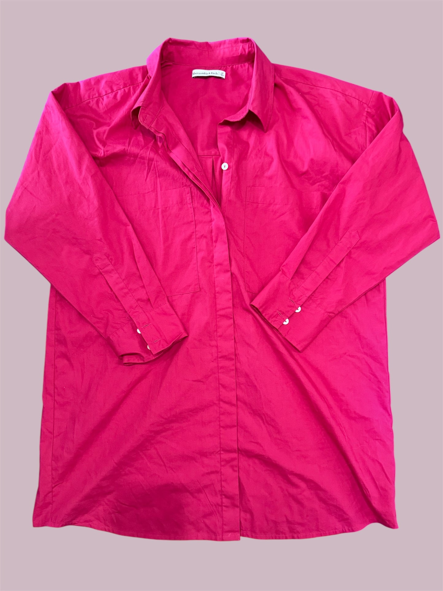 Abercrombie and Fitch Button Down Tunic Size LP