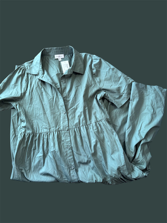 NWT Evereve Button Down Dress Size XL